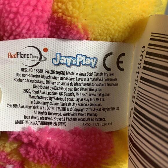 Tummy Stuffers Wild Ones Yellow Pink Giraffe Plush Stuffed Animal Toy Jay @ Play - Picture 6 of 10